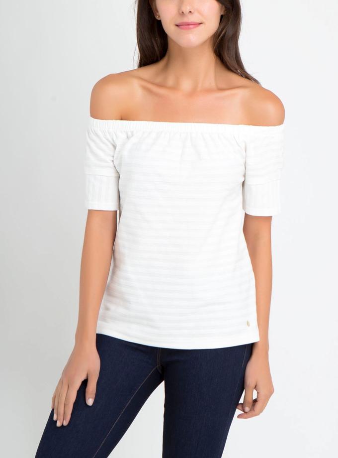 USPA TEXTURED STRIPE BALLET TOP Same Day Delivery