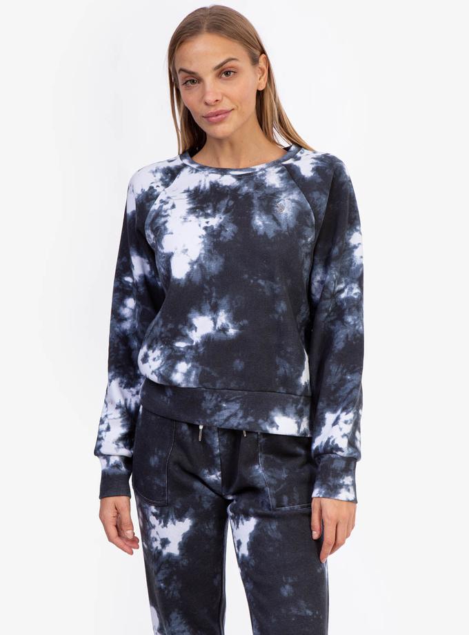 USPA TIE DYE RAGLAN CREW NECK SWEATSHIRT On Sale