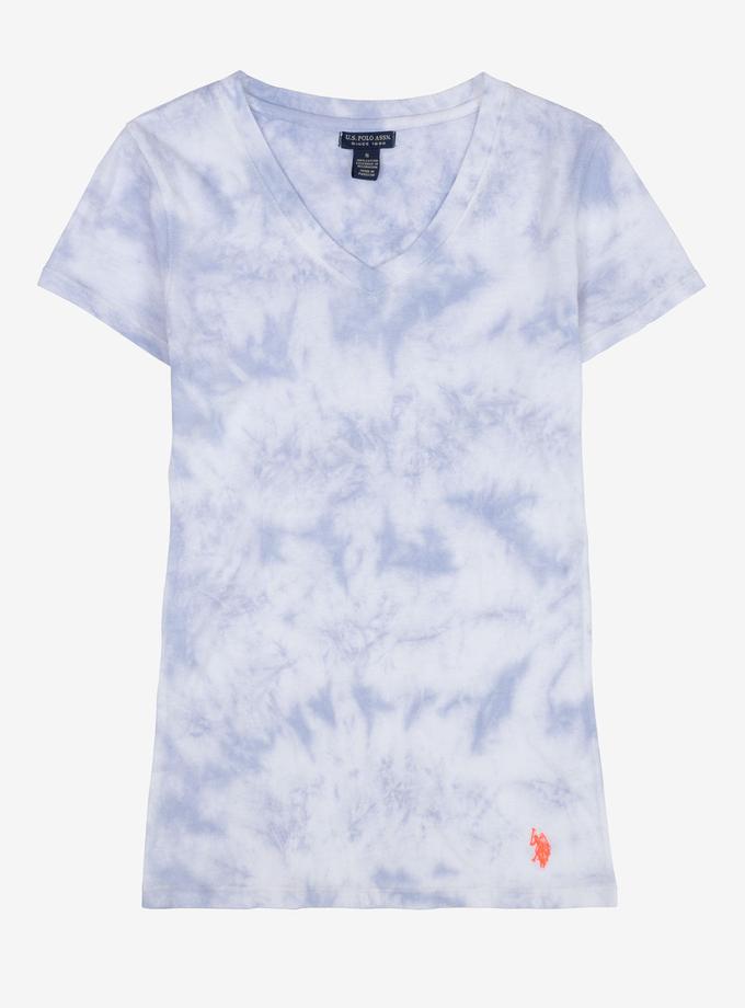 USPA TIE DYE V-NECK T-SHIRT High Quality