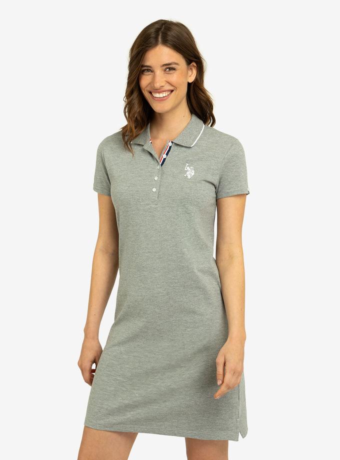 USPA TIPPED POLO DRESS Free shipping