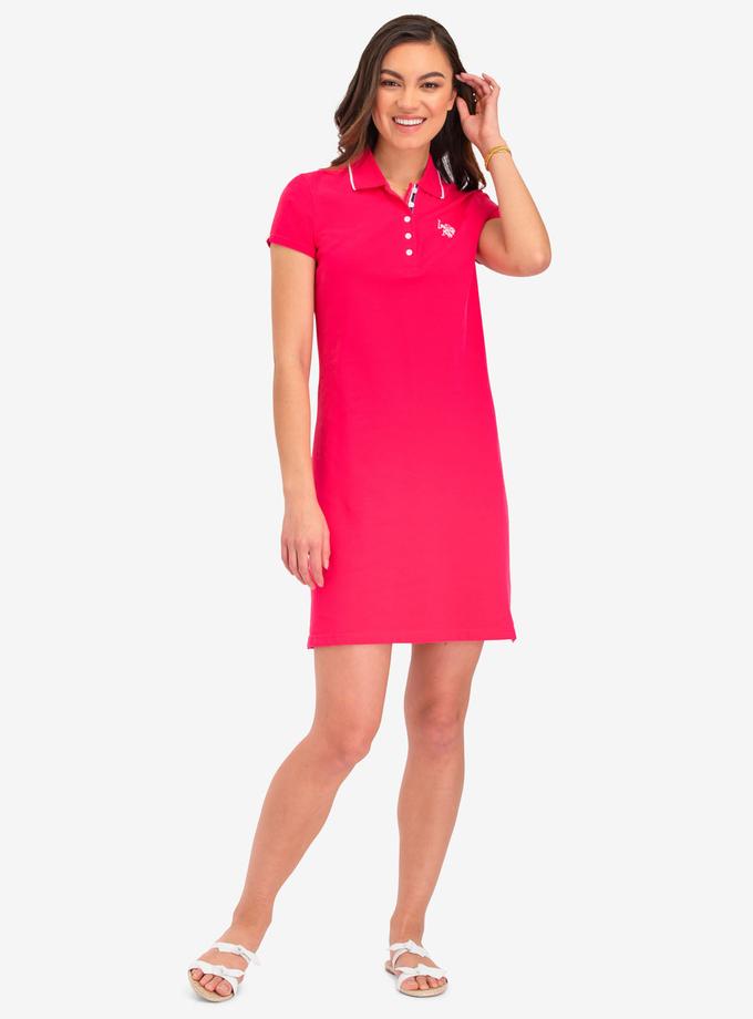 USPA TIPPED POLO DRESS New Arrival