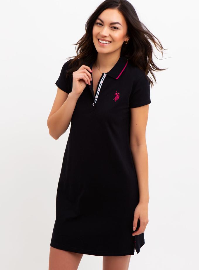 USPA TIPPED POLO DRESS On Sale