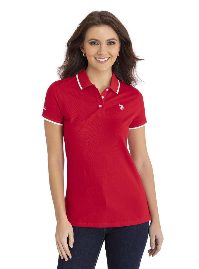 USPA TIPPED SOLID POLO SHIRT Best Seller