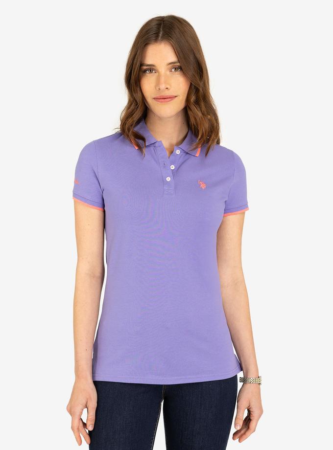 USPA TIPPED SOLID POLO SHIRT On Sale