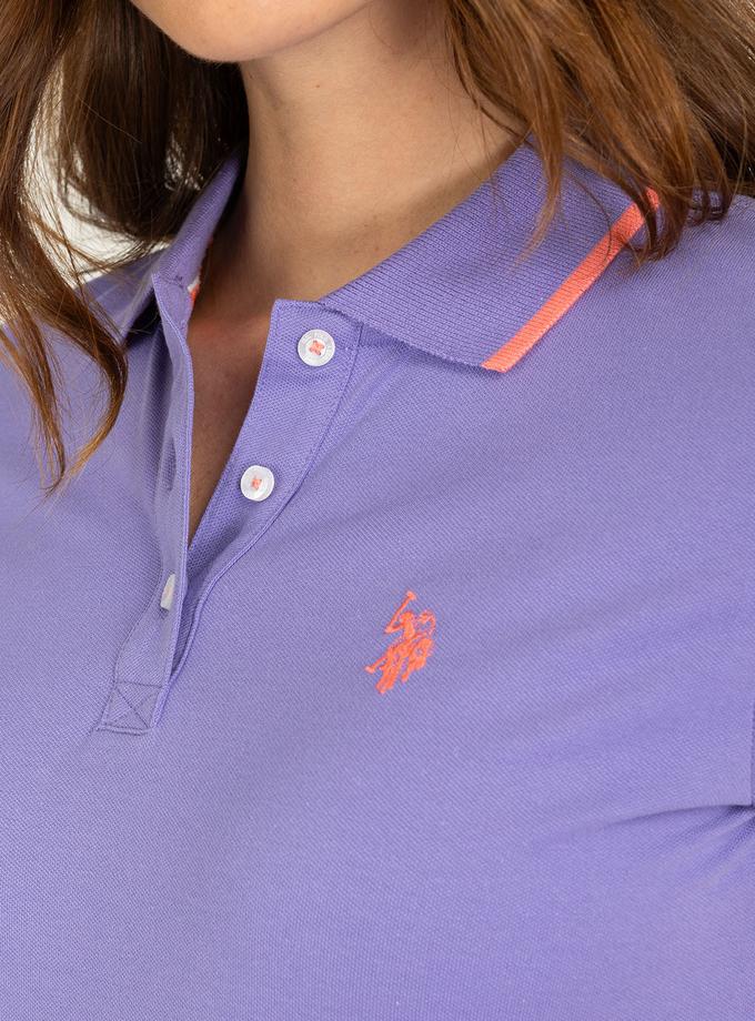 USPA TIPPED SOLID POLO SHIRT On Sale