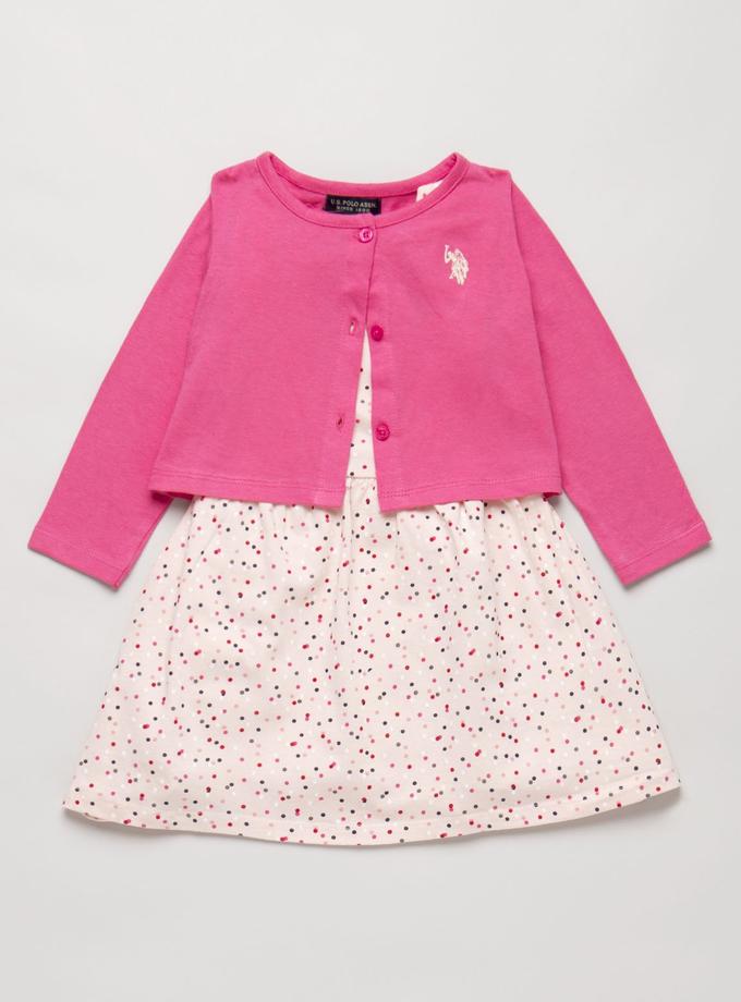 USPA Toddler 2 Piece Set: Dress & Cardigan For Sale