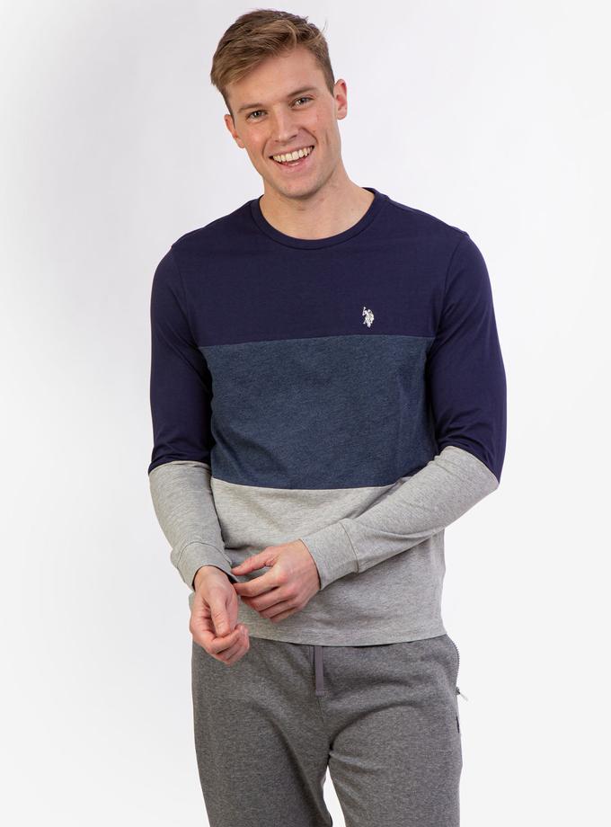 USPA TRI COLORBLOCK LONG SLEEVE T-SHIRT Best Price