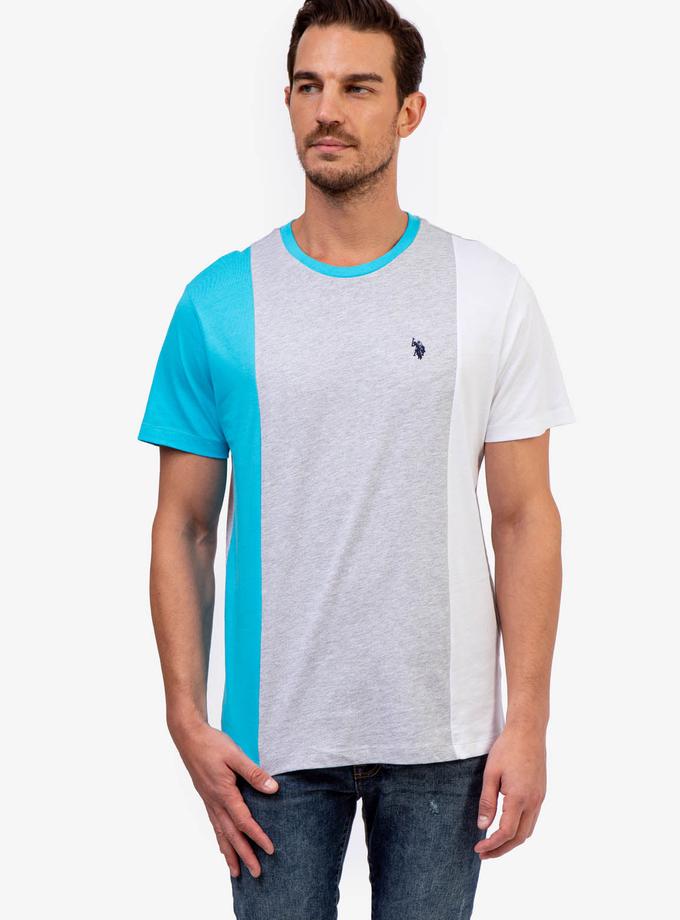 USPA TRI COLORBLOCK T-SHIRT Best Seller