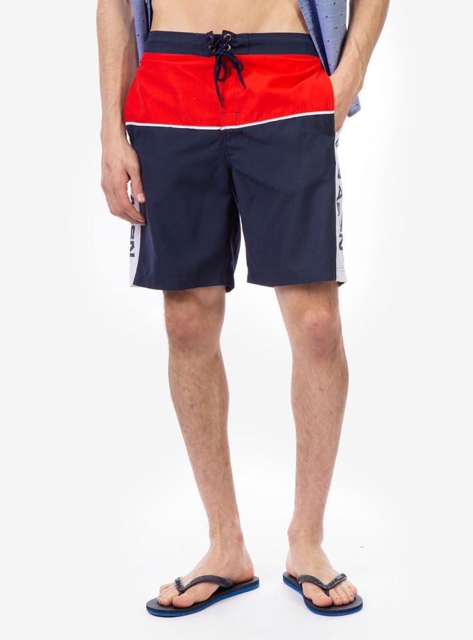 USPA U.S. POLO ASSN. COLORBLOCK SWIM TRUNKS For Sale