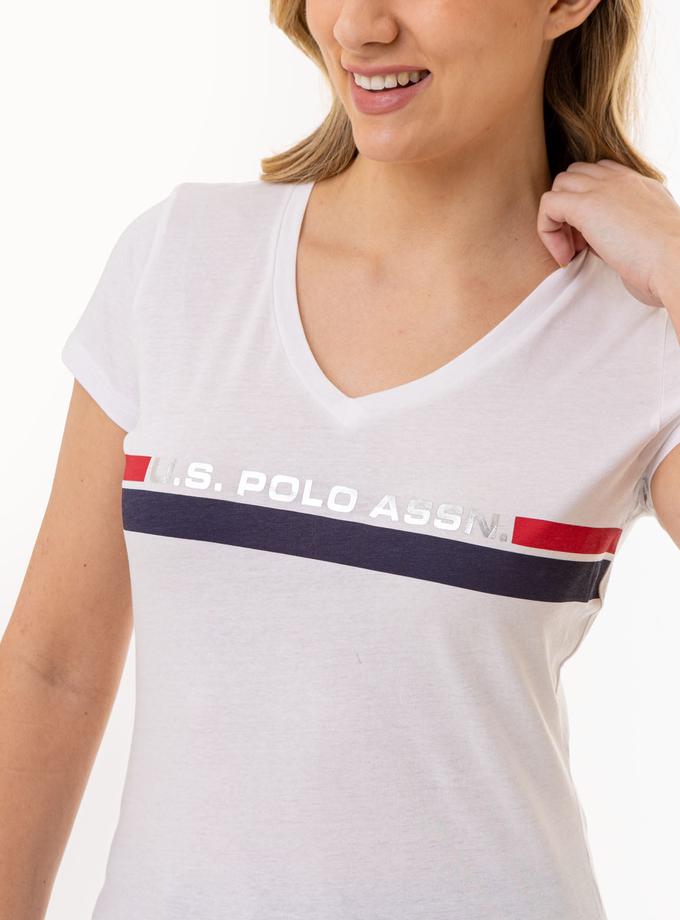 USPA U.S. POLO ASSN. DUAL STRIPE T-SHIRT Best Seller