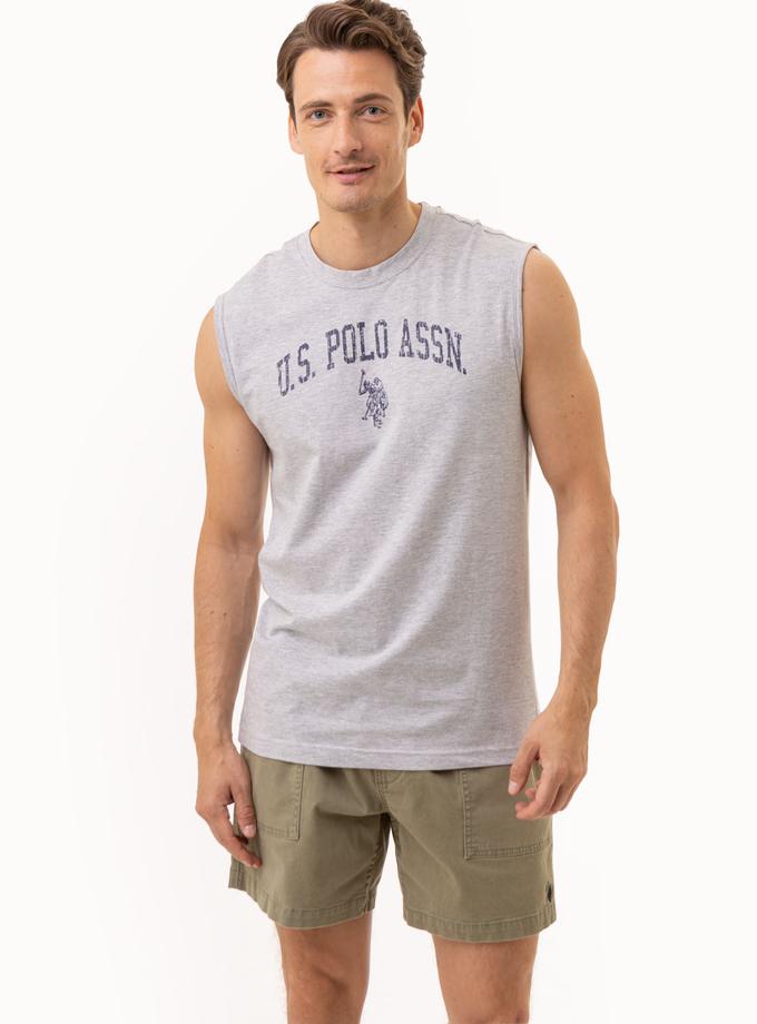 USPA U.S. POLO ASSN. PRINTED JERSEY MUSCLE TANK Free shipping