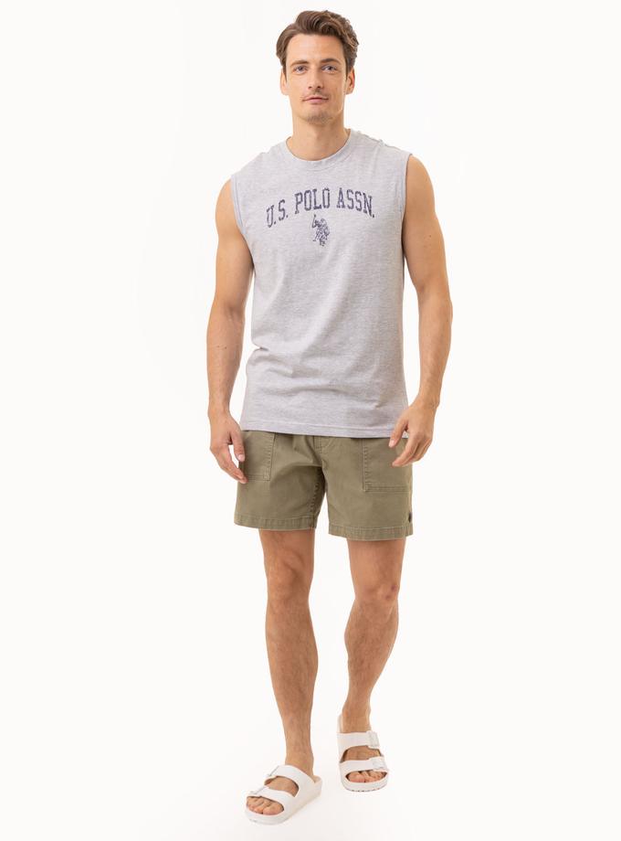 USPA U.S. POLO ASSN. PRINTED JERSEY MUSCLE TANK Free shipping