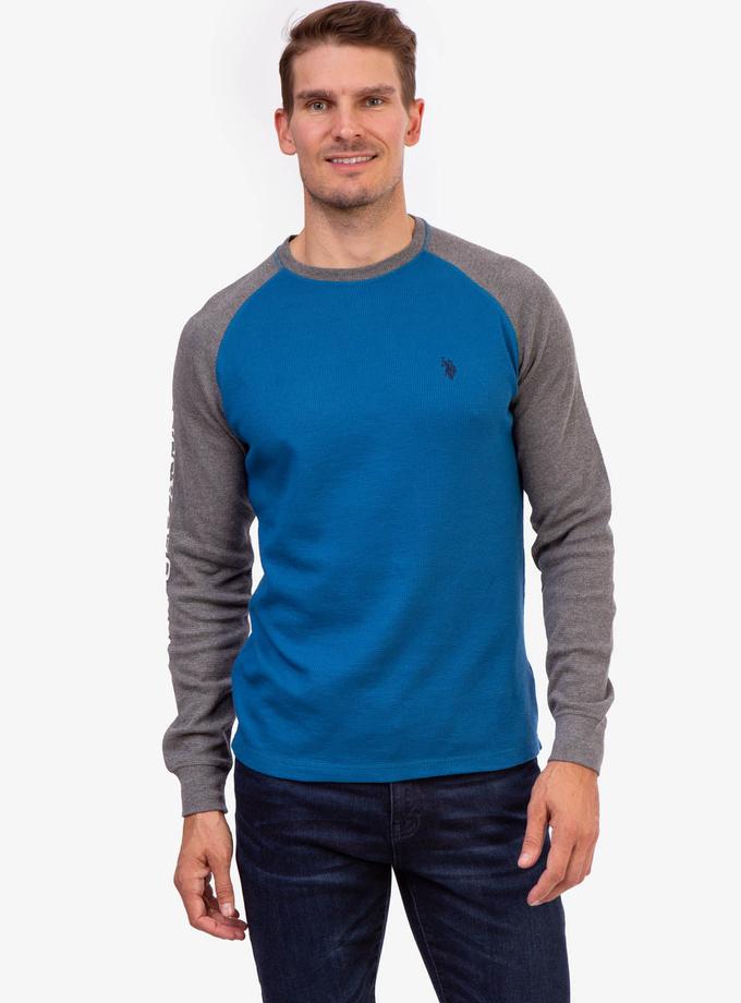 USPA U.S. POLO ASSN. RAGLAN SLEEVE THERMAL Same Day Delivery