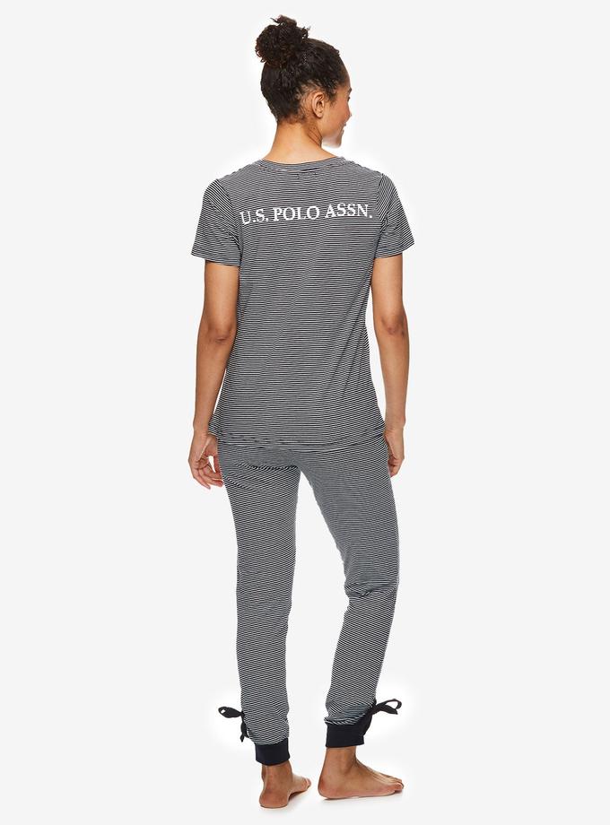 USPA U.S. POLO ASSN. STRIPED LOUNGE SET On Sale