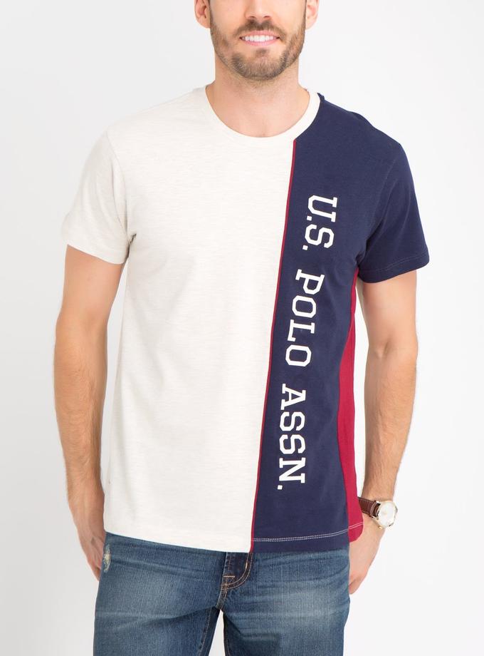 USPA U.S. POLO ASSN. VERTICAL COLORBLOCK T-SHIRT On Sale