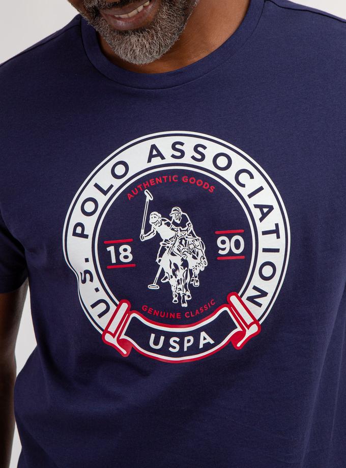 USPA U.S. POLO ASSOCIATION ROUND GRAPHIC T-SHIRT Best Price