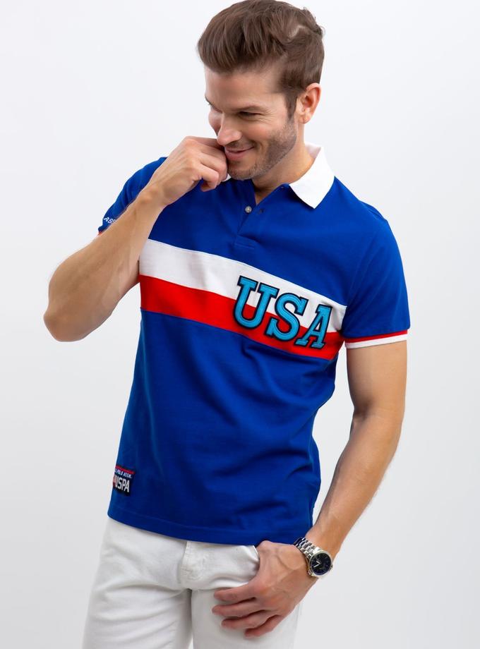 USPA USA CHEST STRIPED POLO SHIRT Best Price