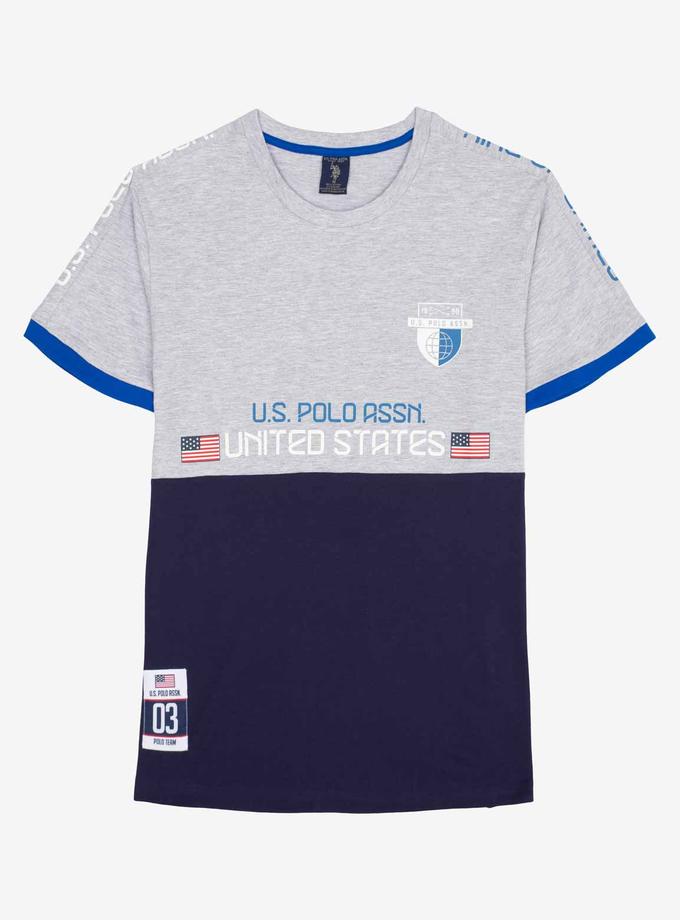 USPA USA COLORBLOCK SIDE TAPING T-SHIRT Best Seller