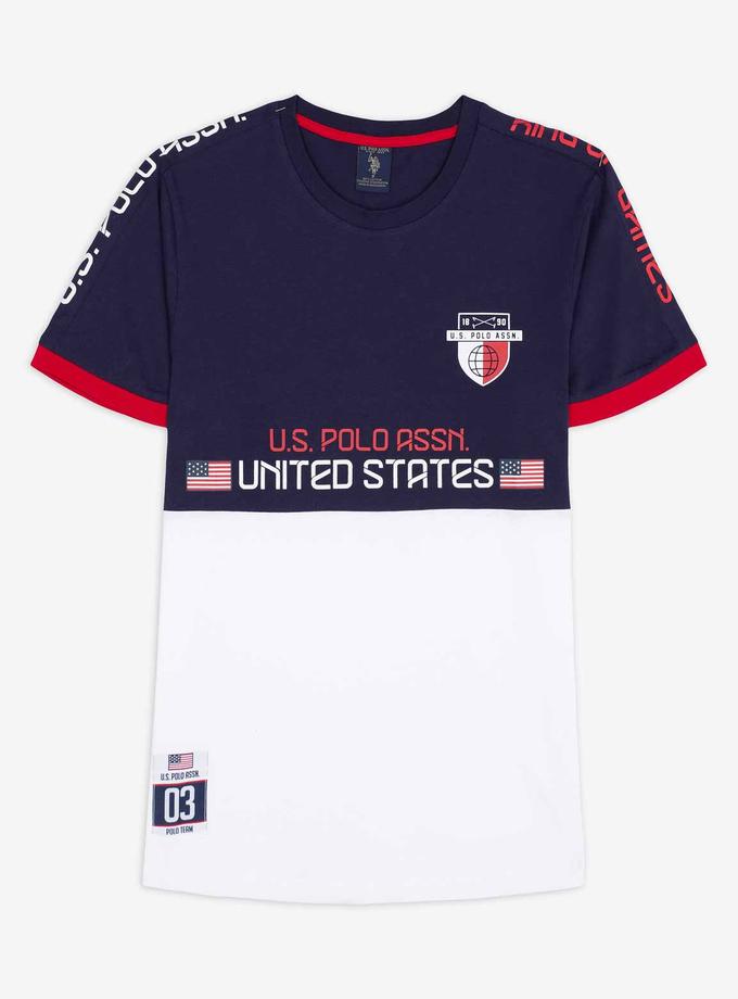 USPA USA COLORBLOCK SIDE TAPING T-SHIRT Best Seller