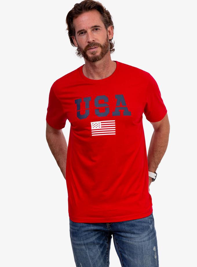 USPA USA GRAPHIC T-SHIRT Same Day Delivery