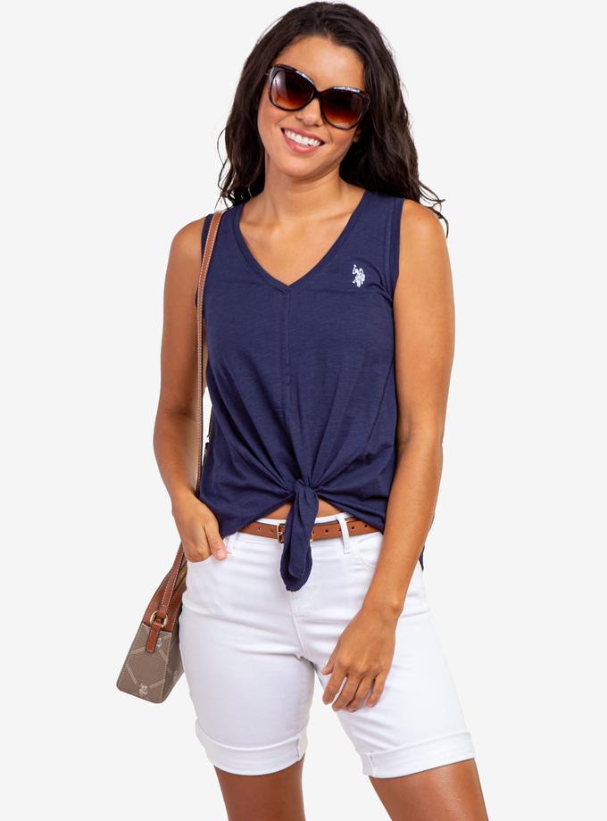 USPA V-NECK FRONT TANK TOP New Arrival