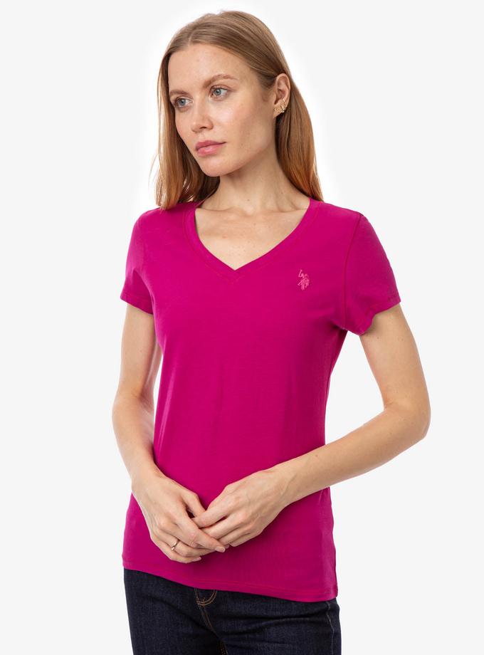 USPA V-NECK T-SHIRT For Sale