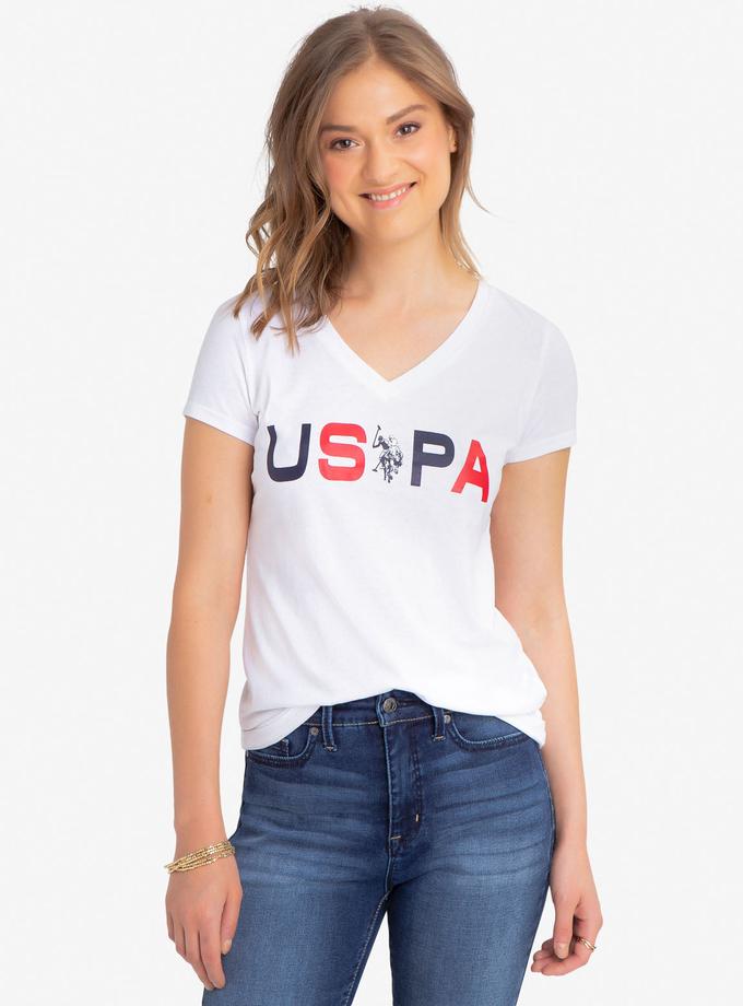 USPA V-NECK T-SHIRT Free shipping