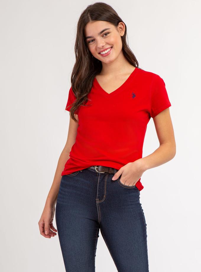 USPA V-NECK T-SHIRT High Quality