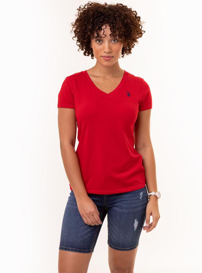 USPA V-NECK T-SHIRT High Quality