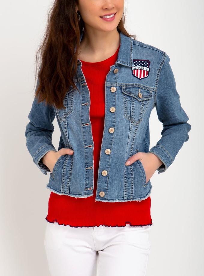 USPA VARSITY DENIM JACKET Best Buy