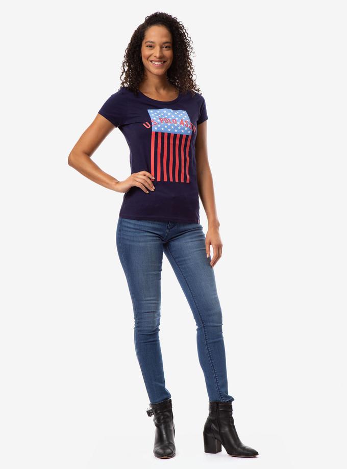 USPA VERTICAL FLAG T-SHIRT Best Seller