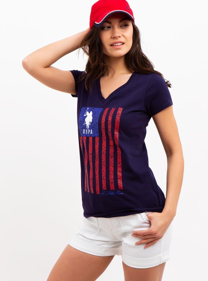 USPA VERTICAL FLAG T-SHIRT Free shipping