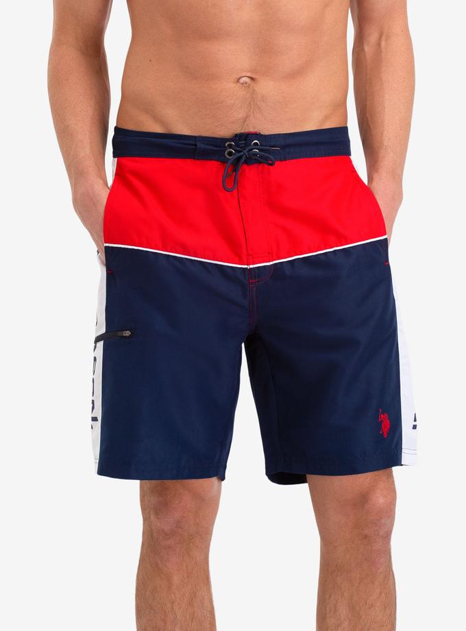 USPA VERTICAL LOGO SWIM TRUNKS Same Day Delivery