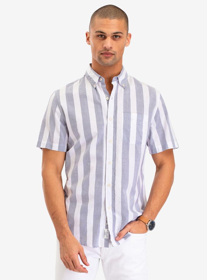 USPA VERTICAL RETRO STRIPE SHORT SLEEVE SHIRT New Arrival