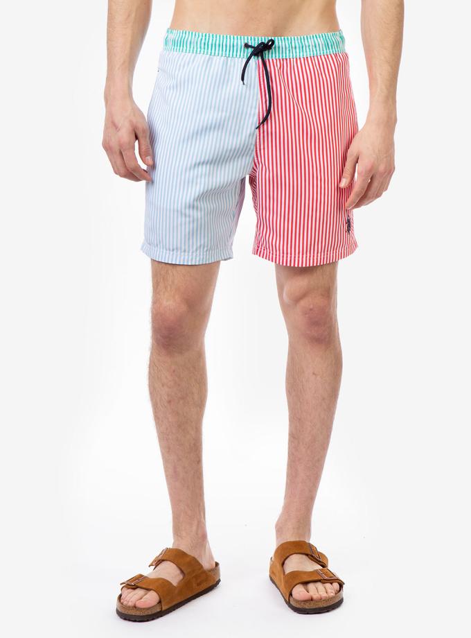 USPA VERTICAL STRIPE POCKET SWIM TRUNKS New Arrival