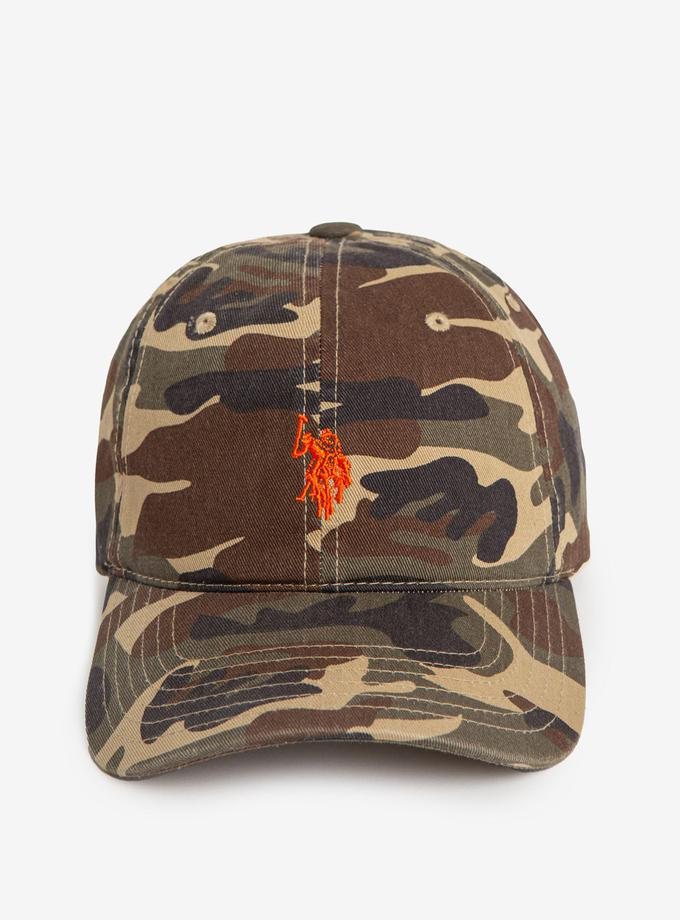 USPA WASHED CAMO COTTON DAD CAP For Sale