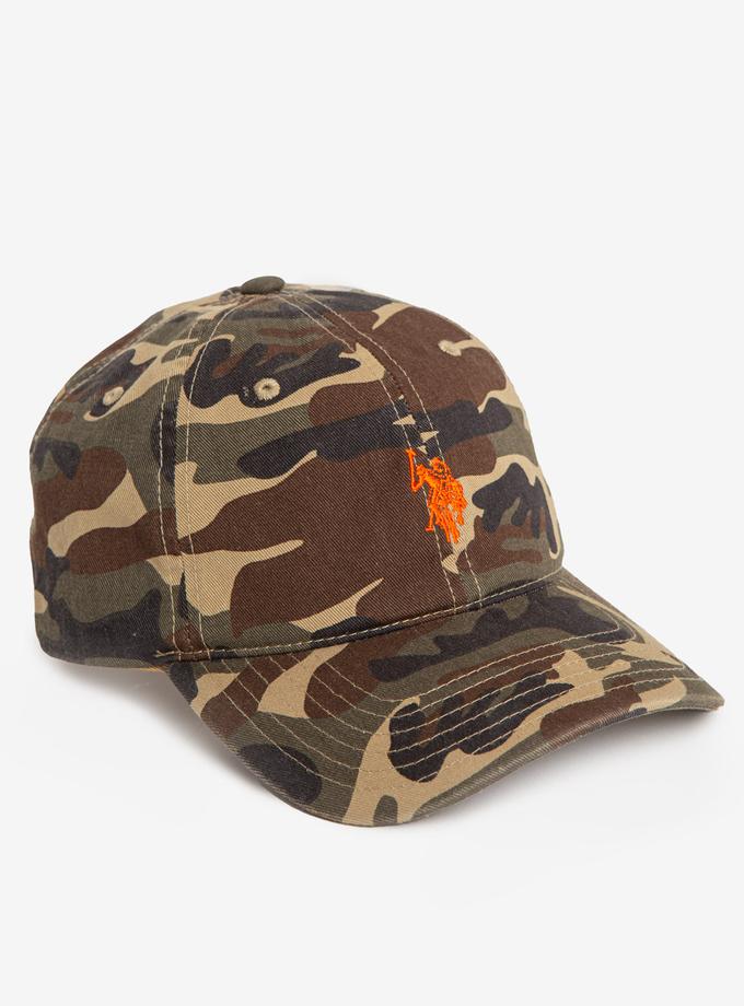 USPA WASHED CAMO COTTON DAD CAP For Sale