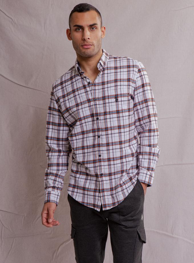 USPA WHITE LABEL RECYCLED PLAID SHIRT Best Price