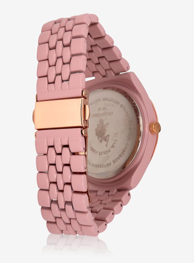 USPA WOMEN'S PINK & ROSEGOLD WATCH For Sale