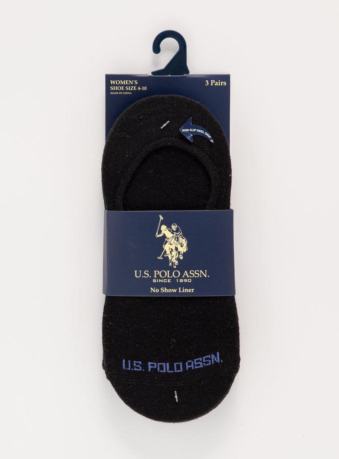 USPA WOMENS 3PK SOLID LINERS Same Day Delivery