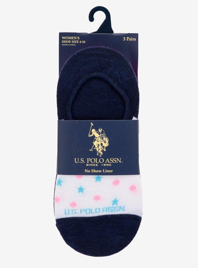 USPA WOMENS 3PK STAR PRINT ASSORTED LINERS Best Seller