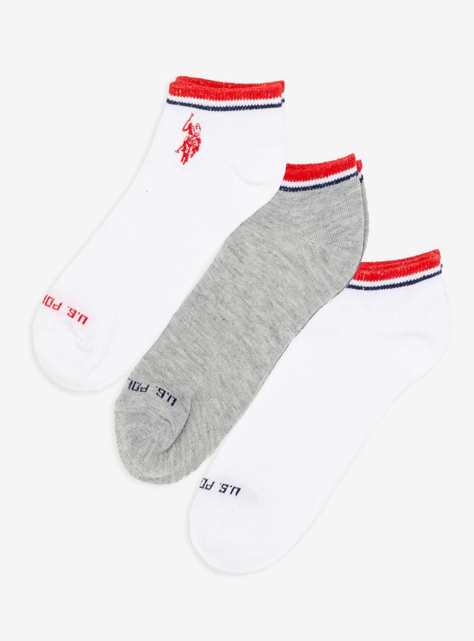 USPA WOMENS 3PK TIPPED LOW CUT SOCKS Best Price