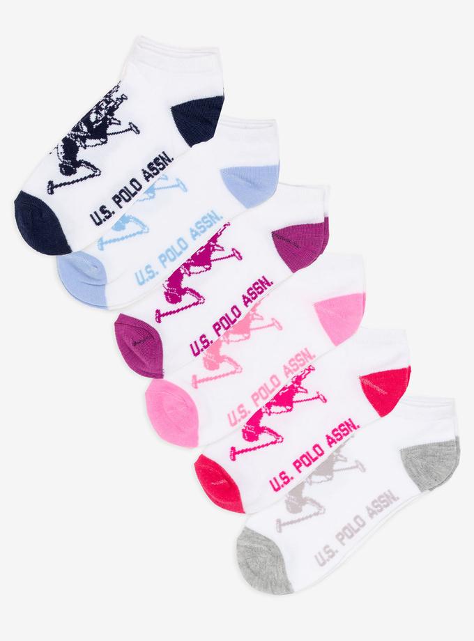 USPA WOMENS 6PK BIG DHM LOW CUT SOCKS Best Buy