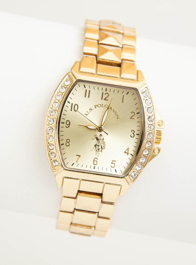 USPA WOMENS DIAMOND FACE BRACELET WATCH Same Day Delivery