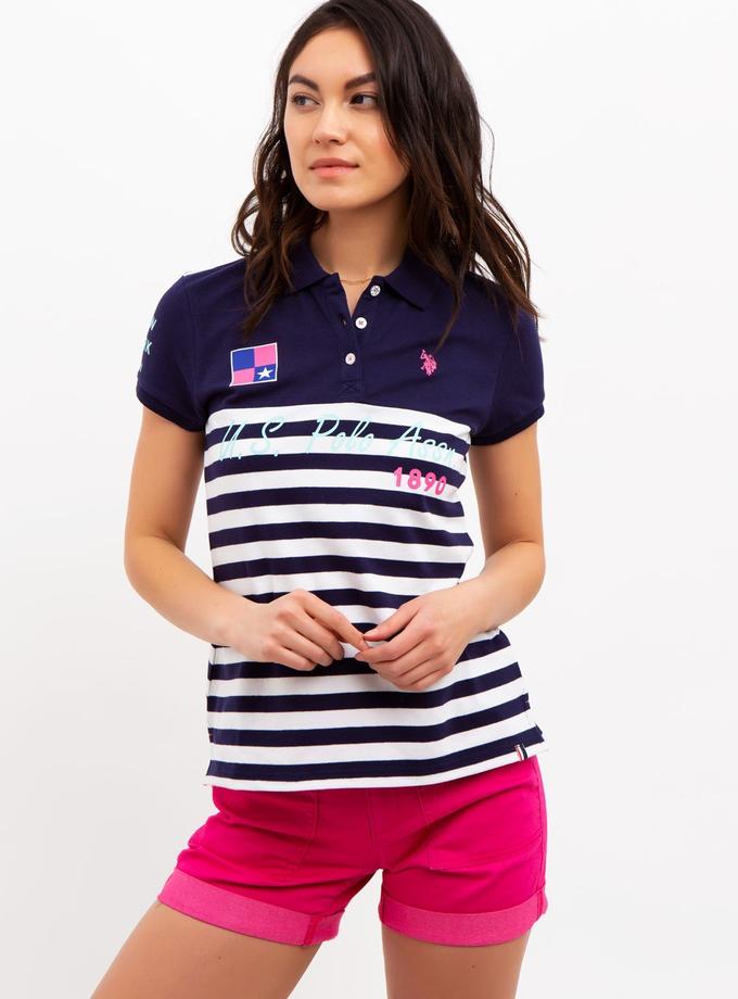 USPA YACHT STRIPE POLO SHIRT High Quality