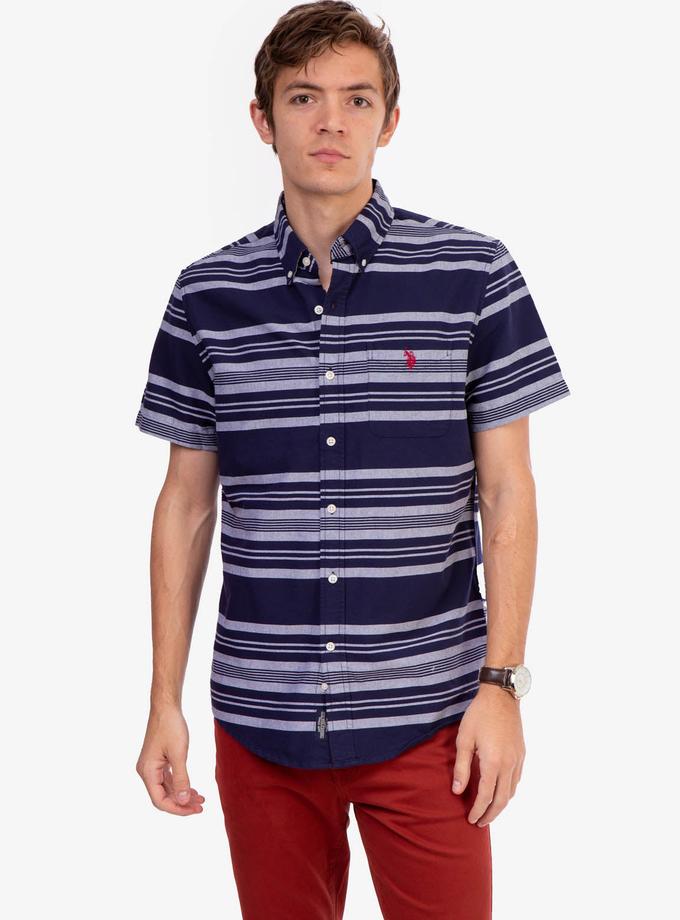 USPA YARN DYE STRIPE OXFORD SHIRT On Sale